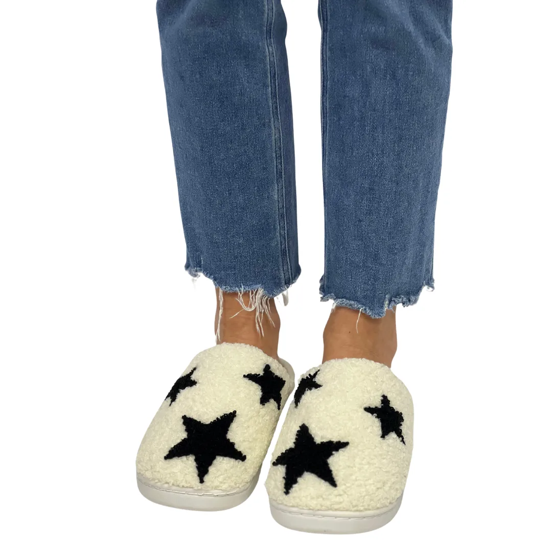 COZI in White   Black Stars