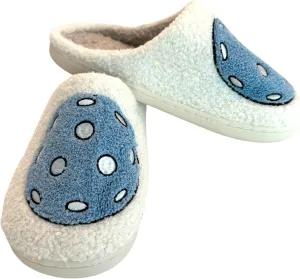 Cozy Memory Foam Cute Slippers with Pickleball Design - Trendy and Comfortable Cute Slippers for Women with Non-Slip Rubber Sole, Fun Slippers, Suitable as Gift, Indoor Outdoor Use