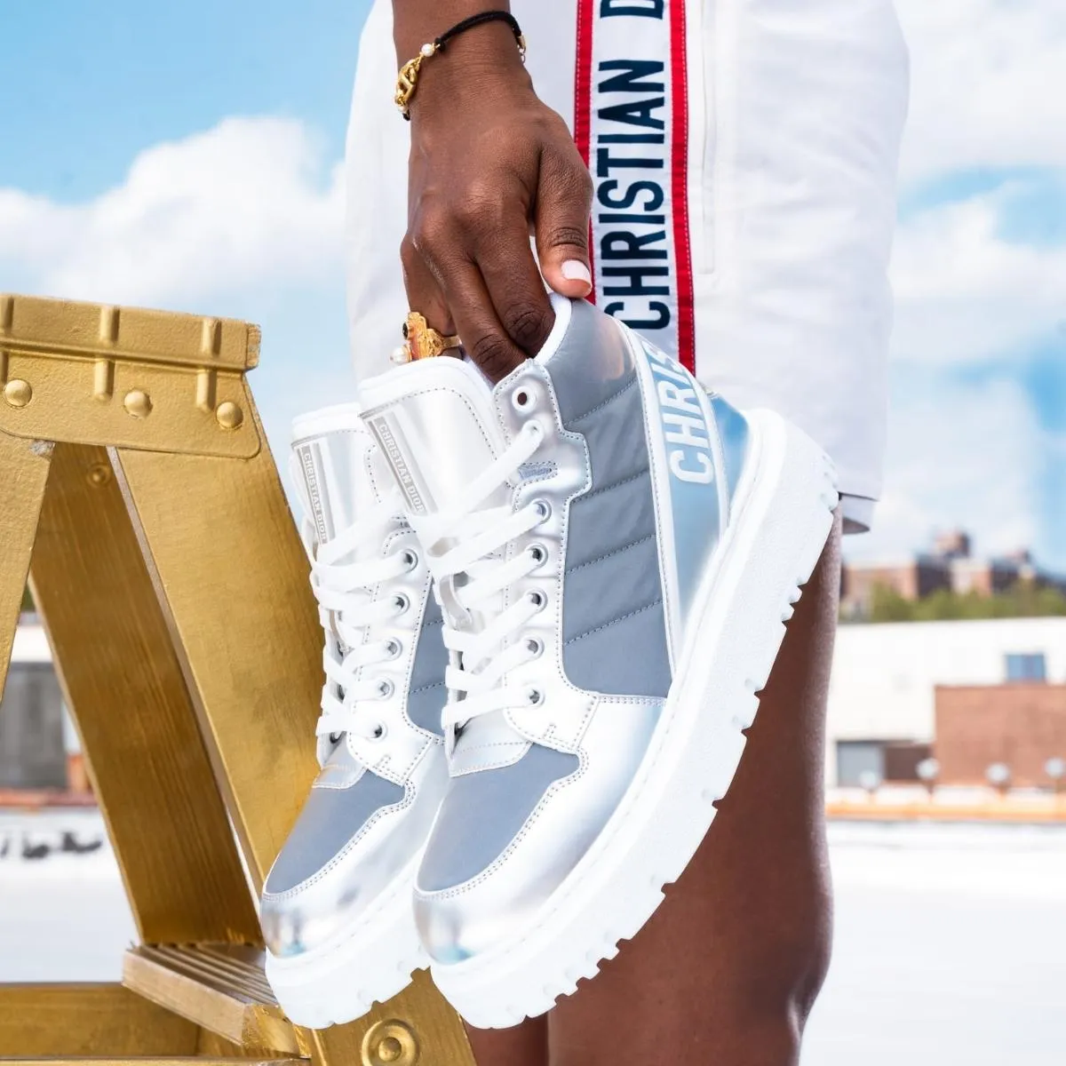 D-Player High-Top Sneakers