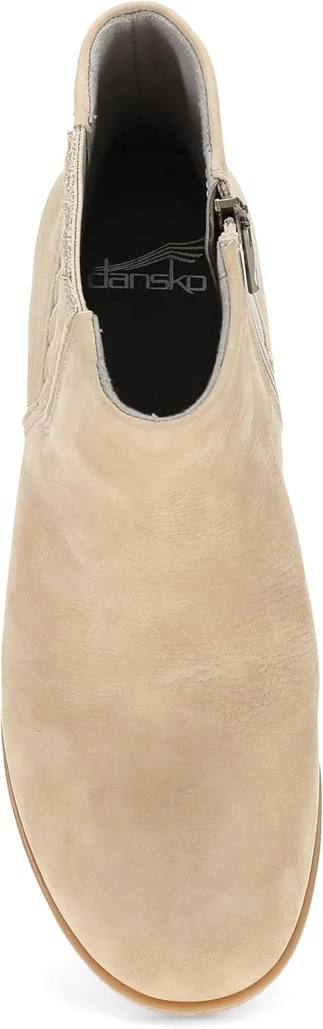 Dansko Daisie Chelsea Boot for Women - Waterproof Leather and Construction with Rubber Outsole and Leather Stacked Heel for Long-Lasting Style in Any Weather