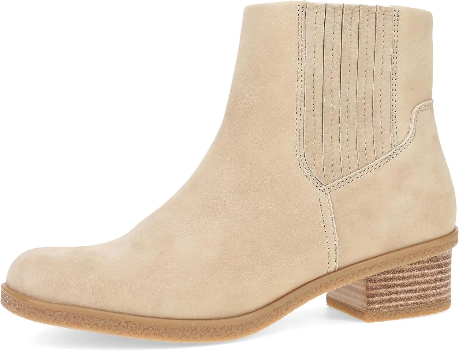 Dansko Daisie Chelsea Boot for Women - Waterproof Leather and Construction with Rubber Outsole and Leather Stacked Heel for Long-Lasting Style in Any Weather