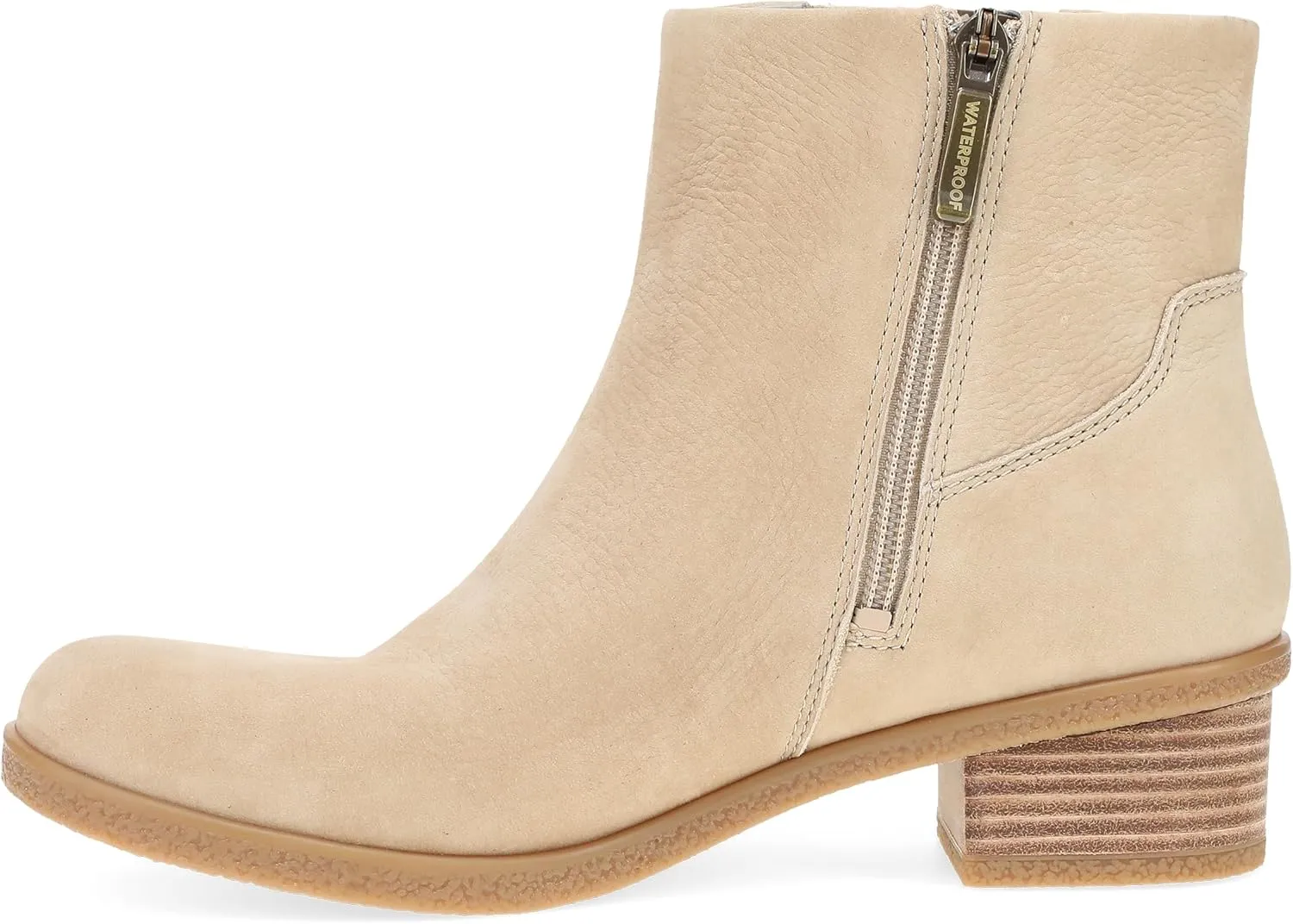 Dansko Daisie Chelsea Boot for Women - Waterproof Leather and Construction with Rubber Outsole and Leather Stacked Heel for Long-Lasting Style in Any Weather