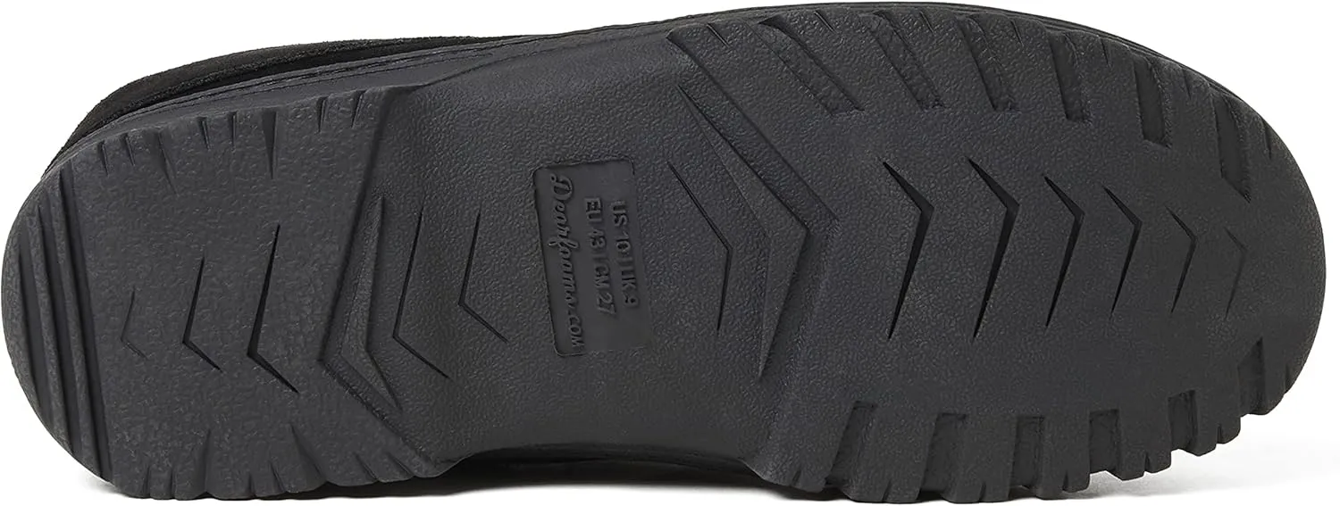 Dearfoams Men's Reed Genuine Suede Clog