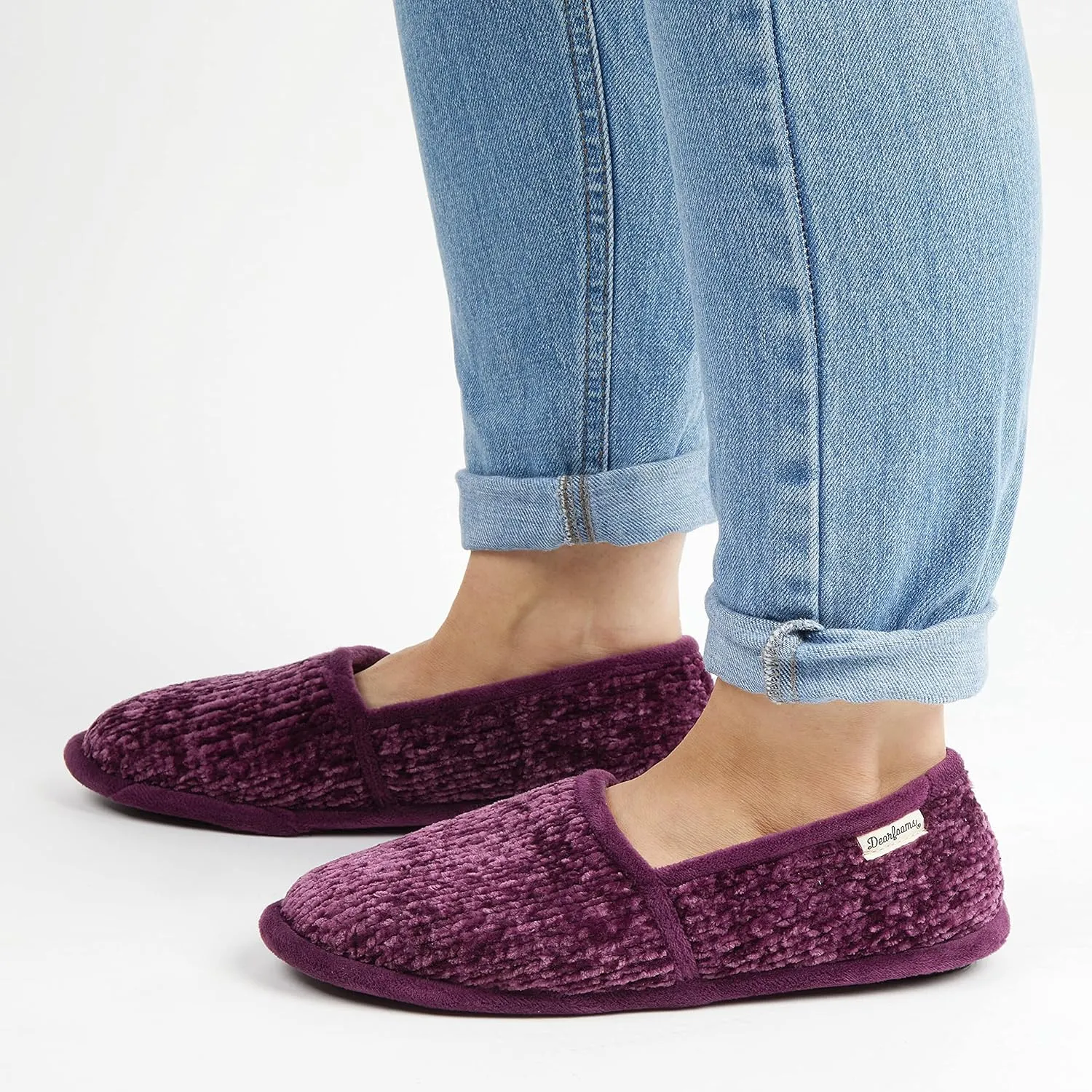 Dearfoams Women's Chenille A-Line Slipper