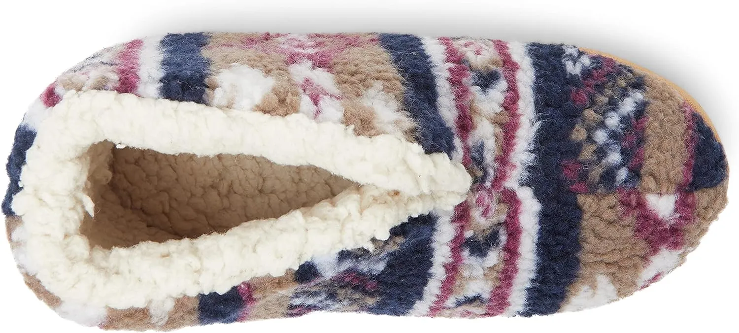 Dearfoams Women's Heritage Warm Up Bootie Slipper