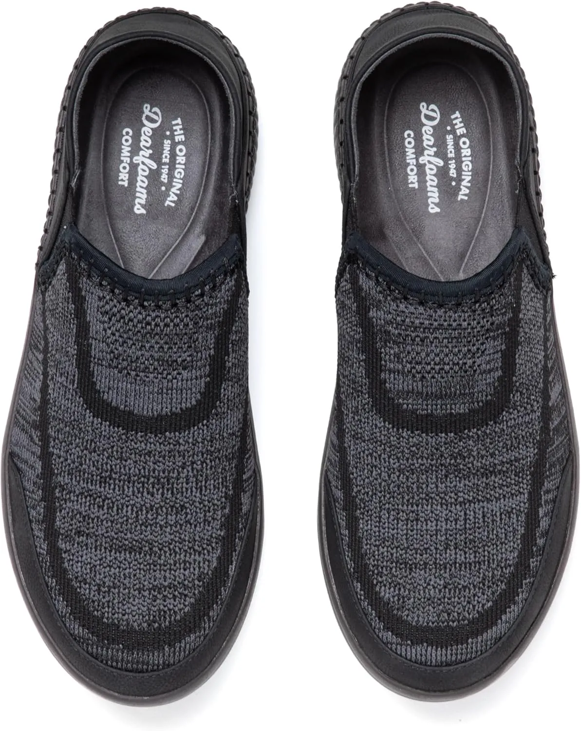 Dearfoams Women's Lee Lightweight Easy on/Off Knit Sneaker