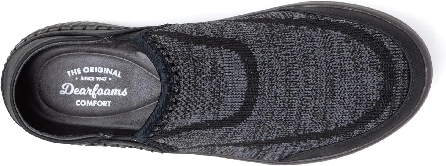 Dearfoams Women's Lee Lightweight Easy on/Off Knit Sneaker