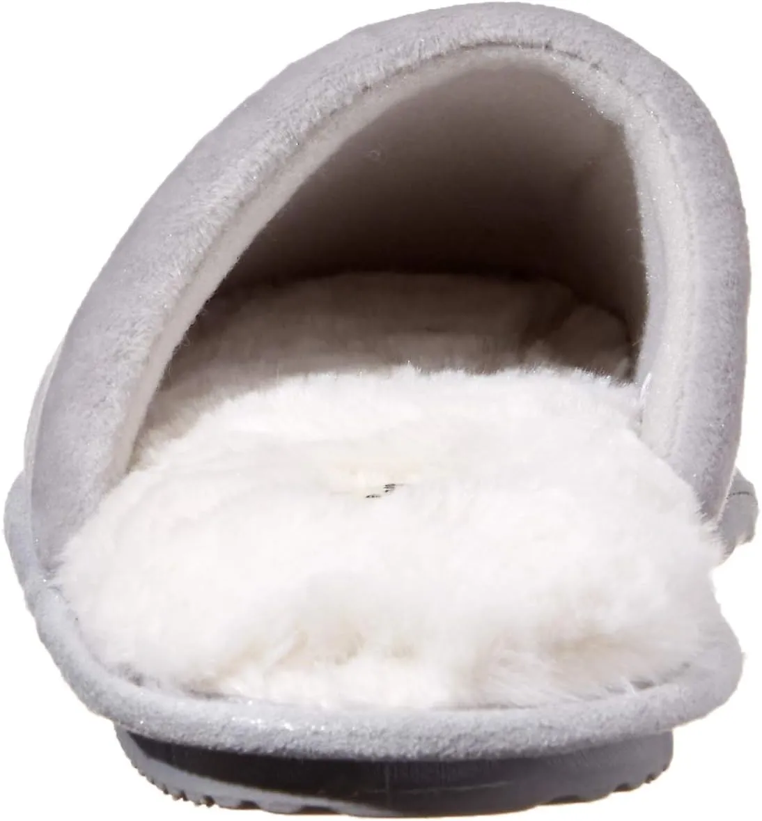 Dearfoams Women's Novelty Pile Scuff with Eye Mask Slipper