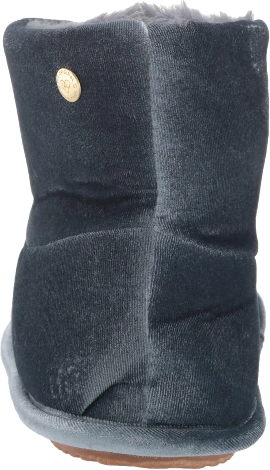 Dearfoams Women's Sara Velour Bootie Slipper