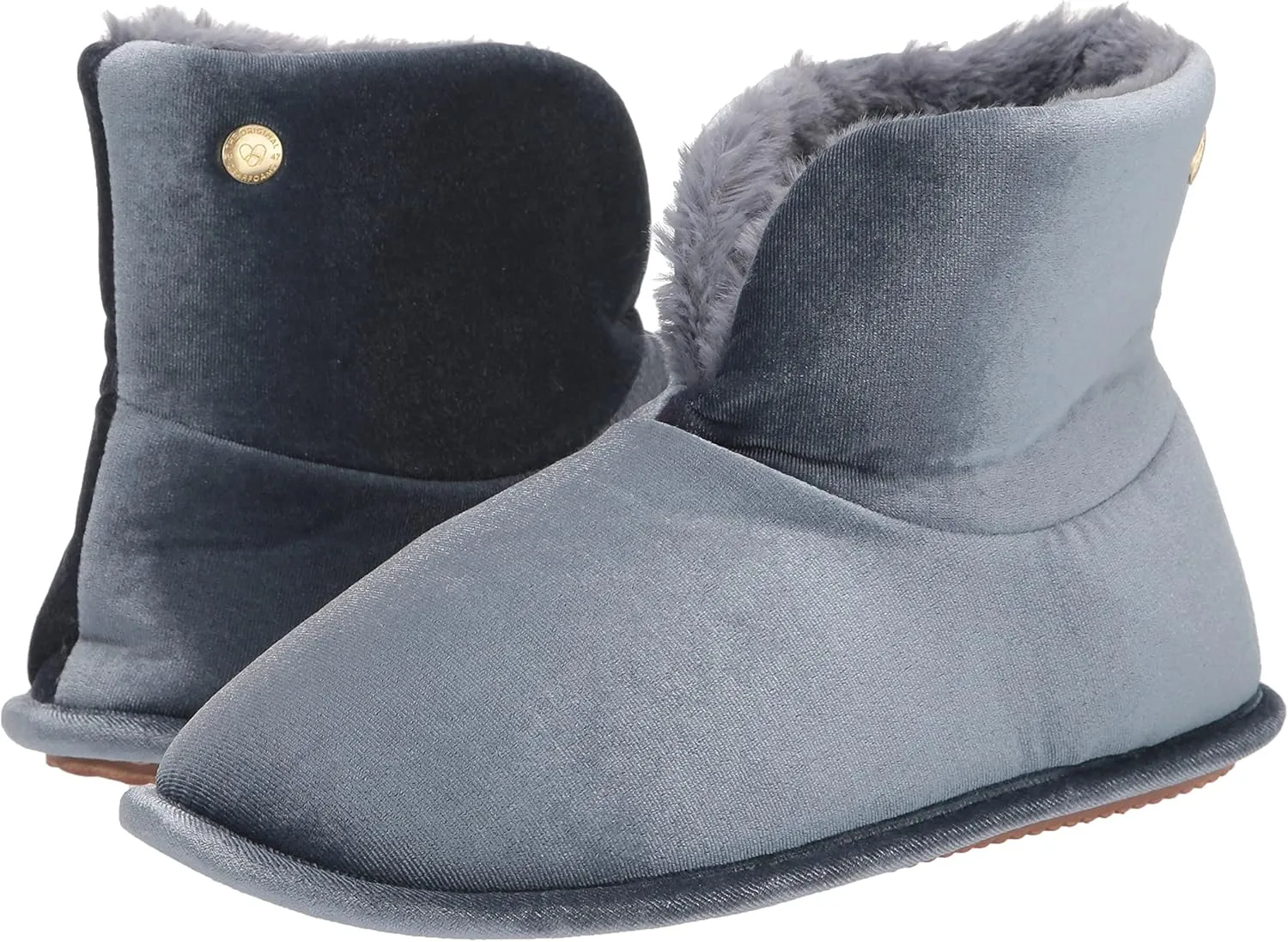 Dearfoams Women's Sara Velour Bootie Slipper