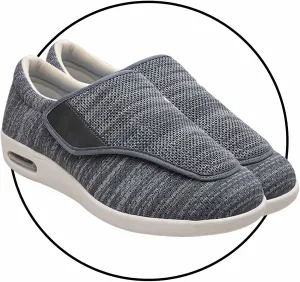 Diabetic Shoes for Men Extra Wide Width Adjustable Closure Walking Shoes Lightweight Loafer Slip On Boat Wide Fit Trainers Men Slip-on Sneakers for Men