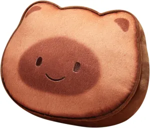 Ditucu Cat Stuffed Animal Cute Kitten Napping Throw Pillows Soft Cushion Plush Decorative Gifts for Kids Brown 15.7 inch Dark Brown