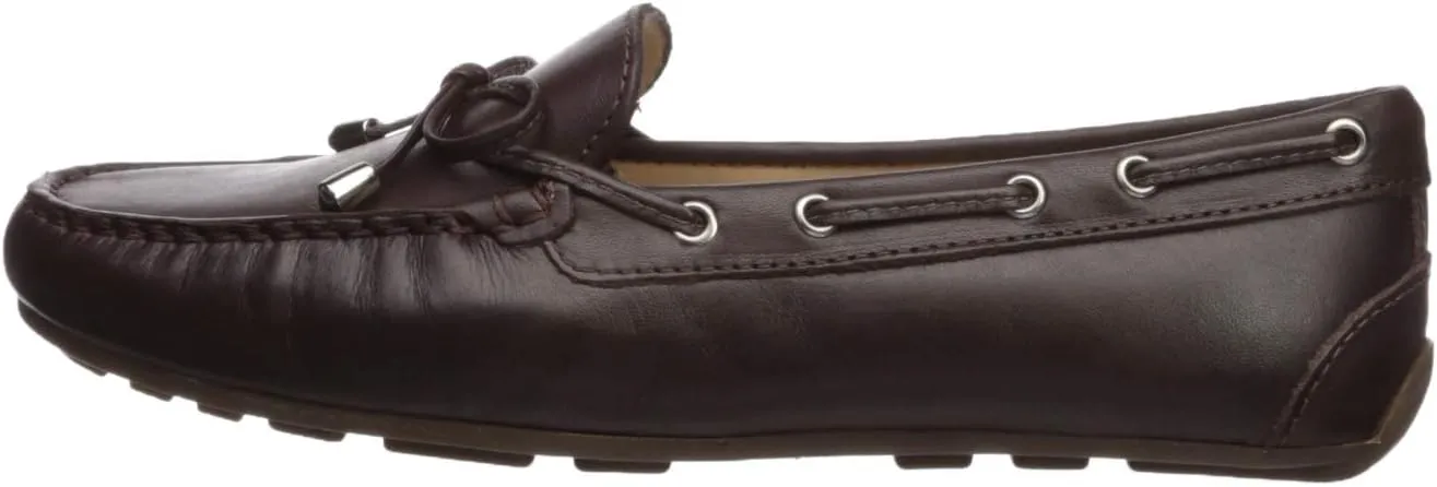 Driver Club USA Women's Leather Made in Brazil Nantucket 2.0 Tiebow Driver Moc Loafer