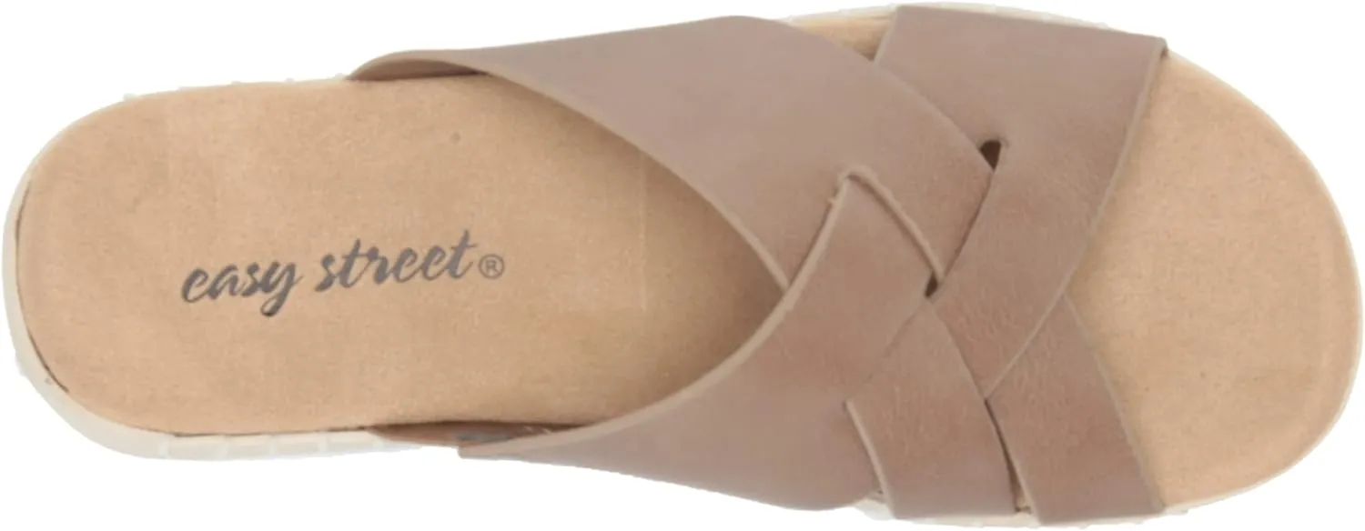 Easy Street Women's Brylee Flat Sandal Slide
