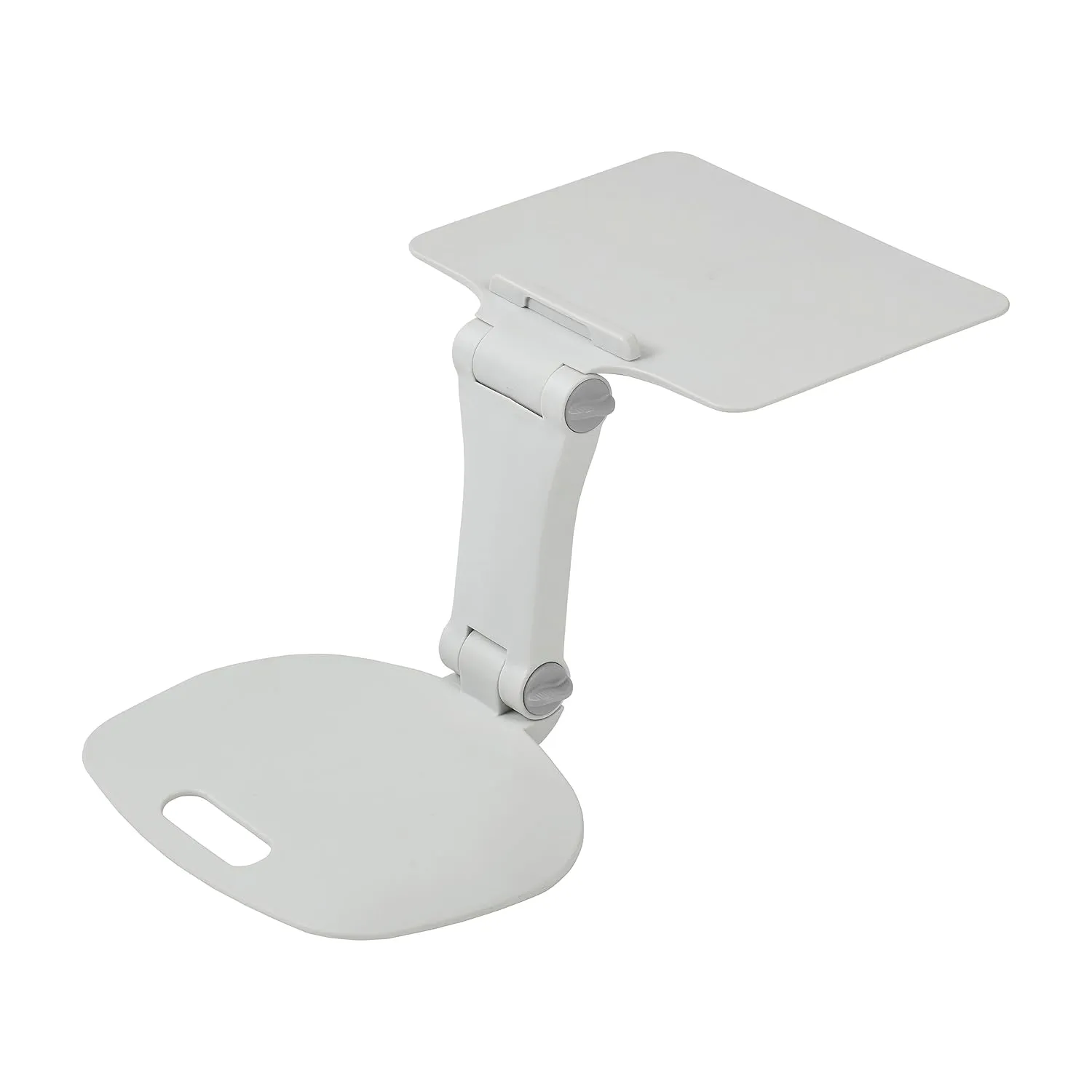 ECR4Kids The Surf Folding Portable Lap Desk, Flexible Seating, Light Grey