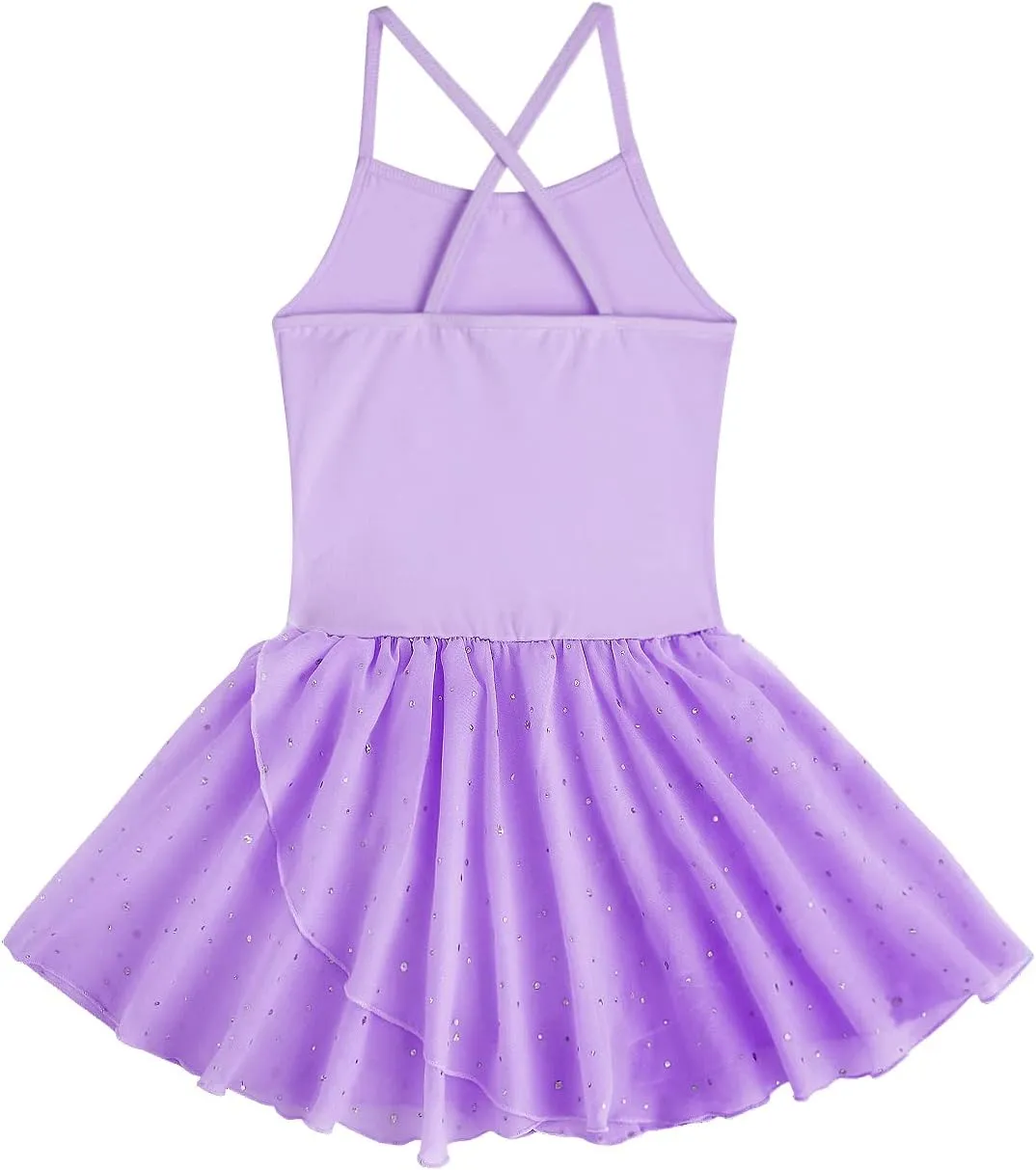 EQSJIU Toddler Ballet Leotard for Girls Dance Skirt Camisole Ballerina Dress Outfit Nude 2-10 Years