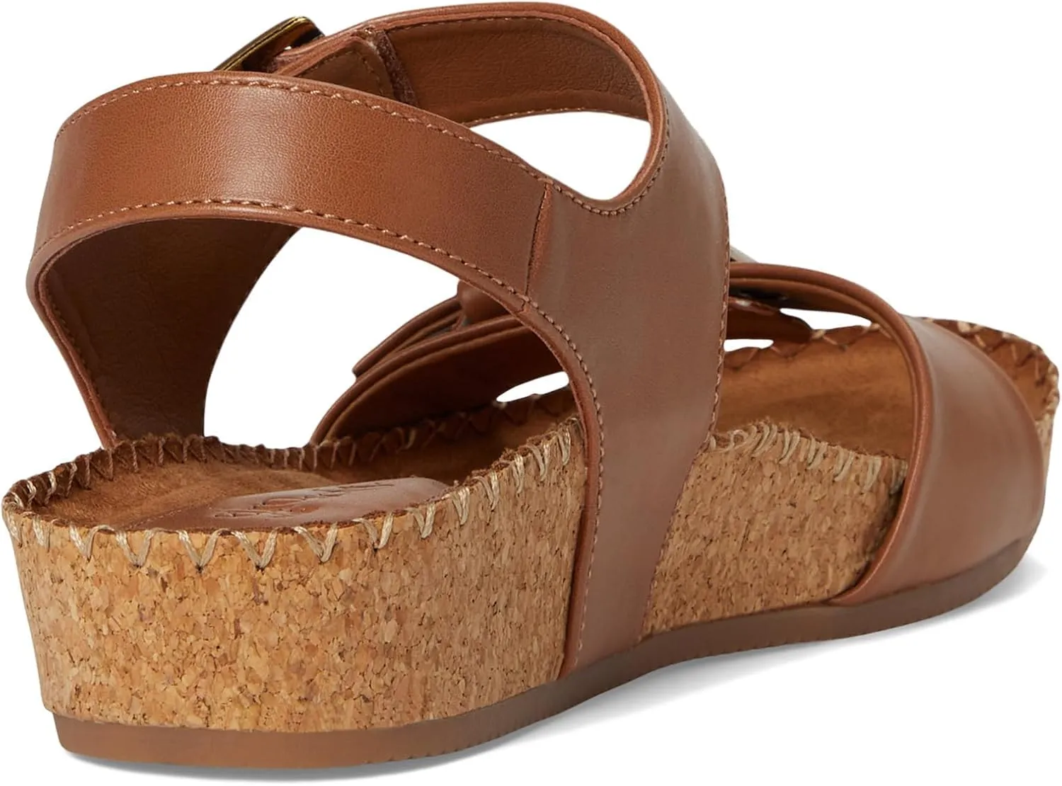 Eurosoft Women's Gypsy Flat Sandal, Luggage, 6