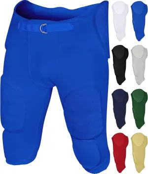Exxact Sports Proline Youth Integrated Football Pants with 7 Flex Pads, Lightweight Football Practice Pants for Protection