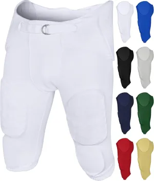 Exxact Sports Proline Youth Integrated Football Pants with 7 Flex Pads, Lightweight Football Practice Pants for Protection