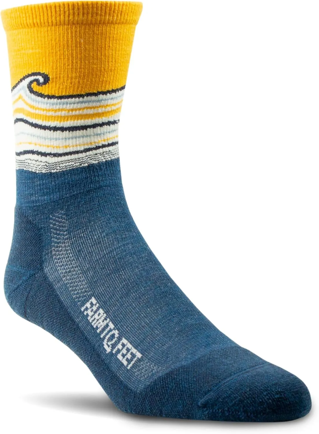 Farm to Feet Big Sur Trail Light Cushion 3/4 Crew Socks