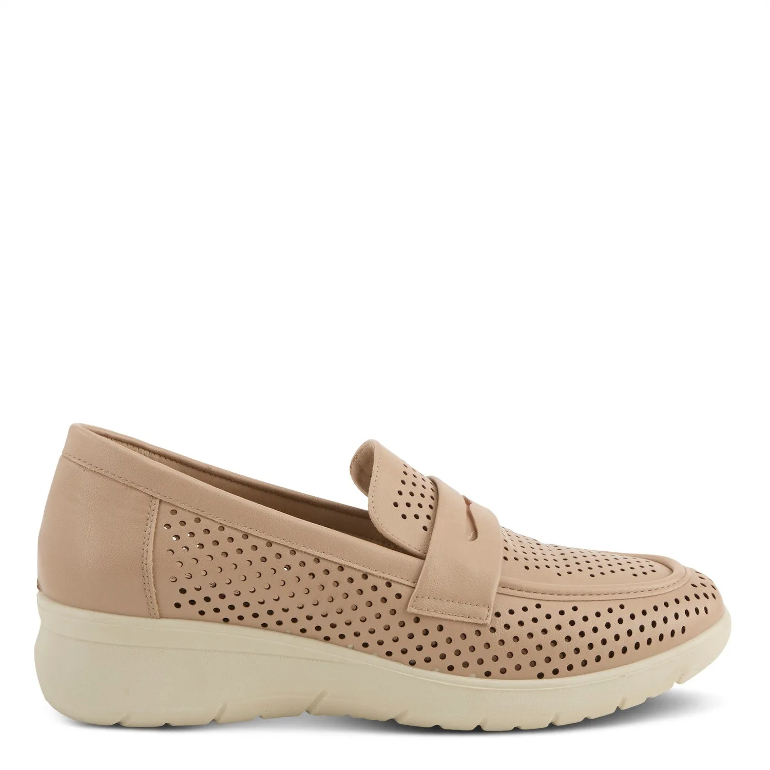 Flexus by Spring Step Women's Shoji Slip On Penny Loafer - Beige