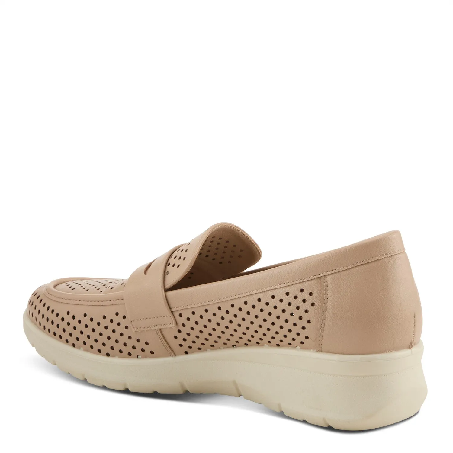 Flexus by Spring Step Women's Shoji Slip On Penny Loafer - Beige