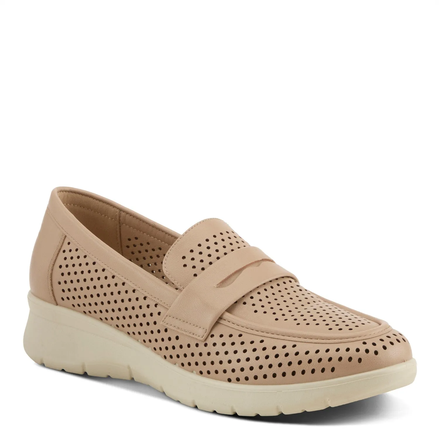 Flexus by Spring Step Women's Shoji Slip On Penny Loafer - Beige