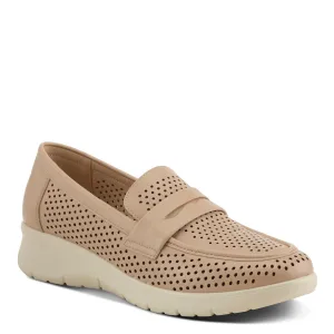 Flexus by Spring Step Women's Shoji Slip On Penny Loafer - Beige