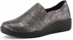 Flexus Spring Step Pellegrini Women's Loafer - Embossed Clogs Platform Loafers for Women - Stretchable Casual Slip On Shoes