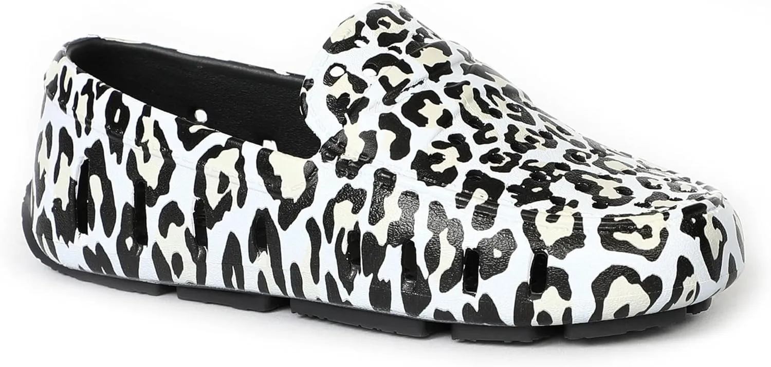 Floafers Girl's Prodigy Driver Animal Print (Toddler/Little Big Kid) Driving Style Loafer
