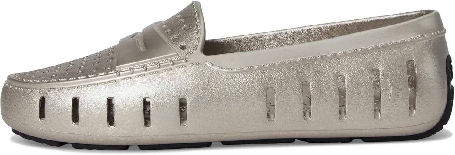 Floafers Women's Metallic Posh Driver Driving Style Loafer