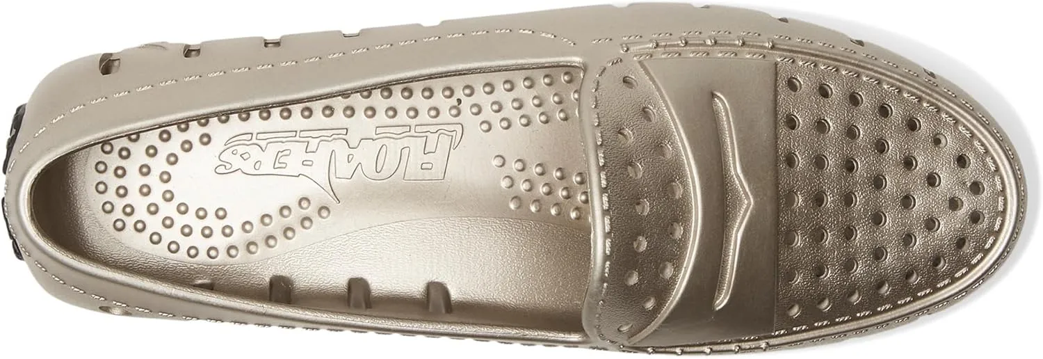 Floafers Women's Metallic Posh Driver Driving Style Loafer