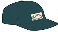 Fluke Recycled Cotton 5 Panel Hat - Deep Ocean