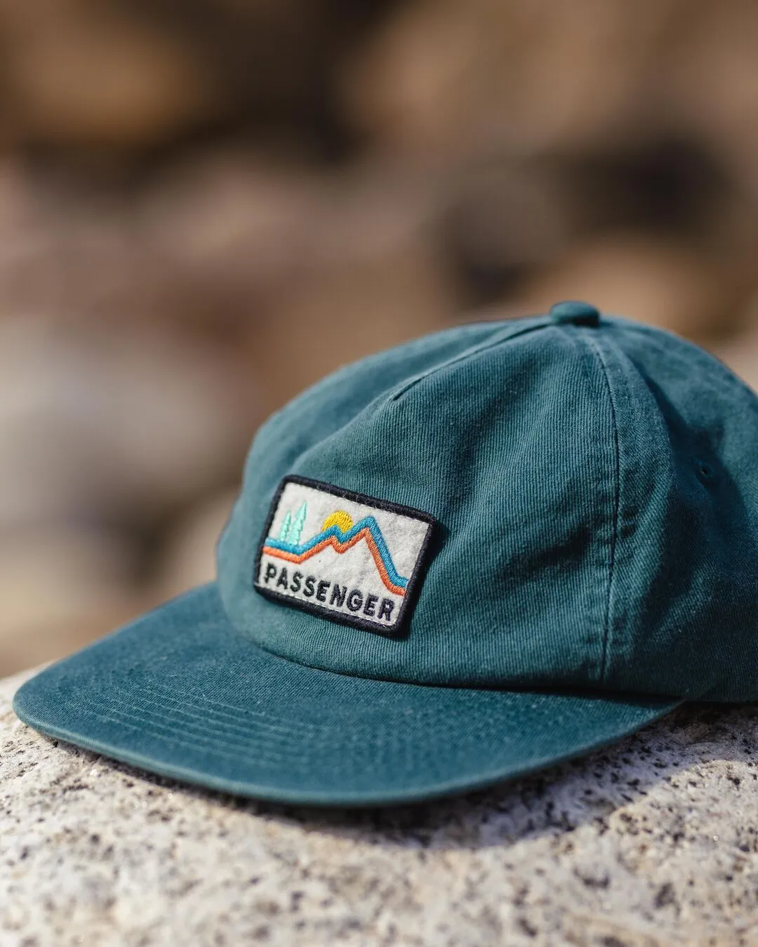 Fluke Recycled Cotton 5 Panel Hat - Deep Ocean