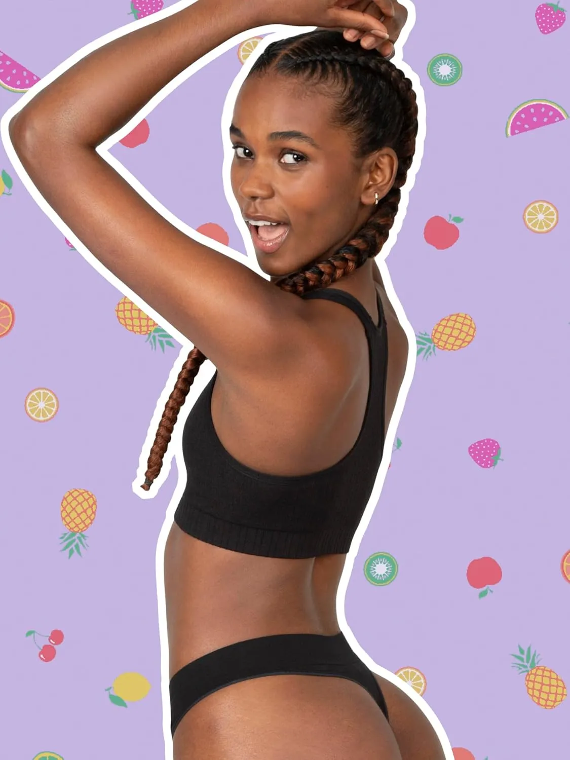 Fruit of the Loom A Fresh Collection Sneak Chic 3-Pack Women's Seamless Thong - For Ultimate Comfort & Invisible Style
