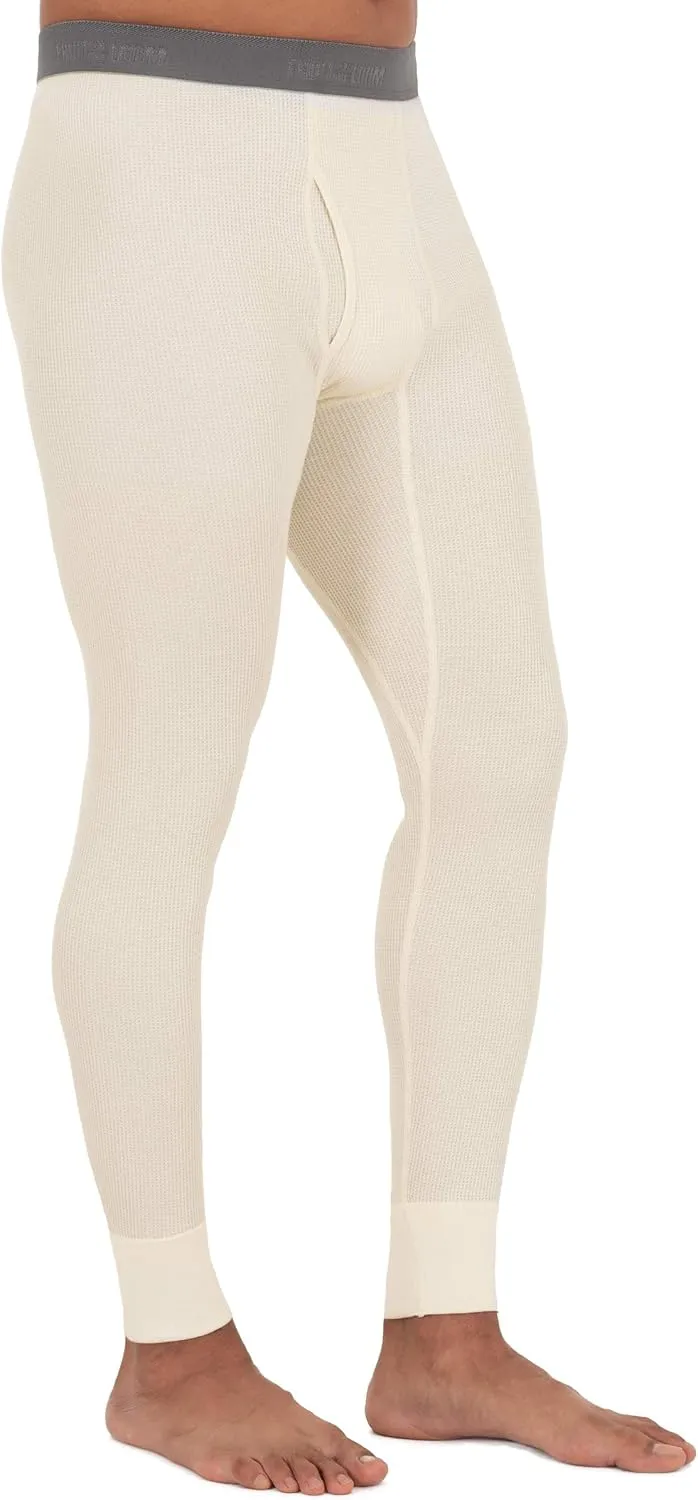 Fruit of the Loom mens Recycled Premium Waffle Thermal Underwear Long Johns Bottom
