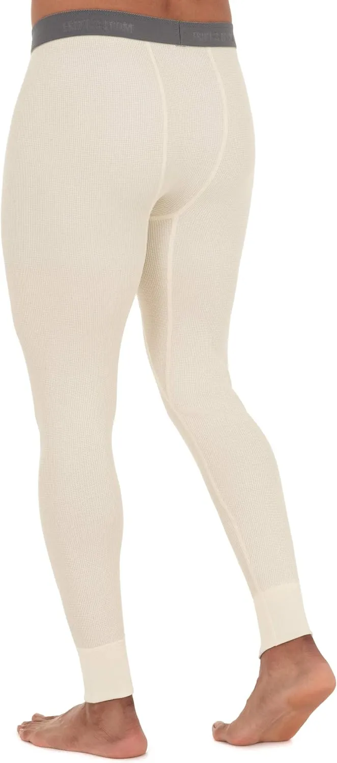 Fruit of the Loom mens Recycled Premium Waffle Thermal Underwear Long Johns Bottom