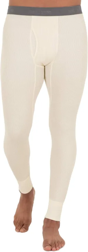 Fruit of the Loom mens Recycled Premium Waffle Thermal Underwear Long Johns Bottom