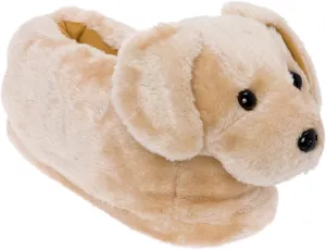 Funziez! Fuzzy Dog Slippers for Women & Men, Funny, House Shoes, Animal, Cute Novelty, Great Mother's Day Gift for Mom, Wife, Daughter