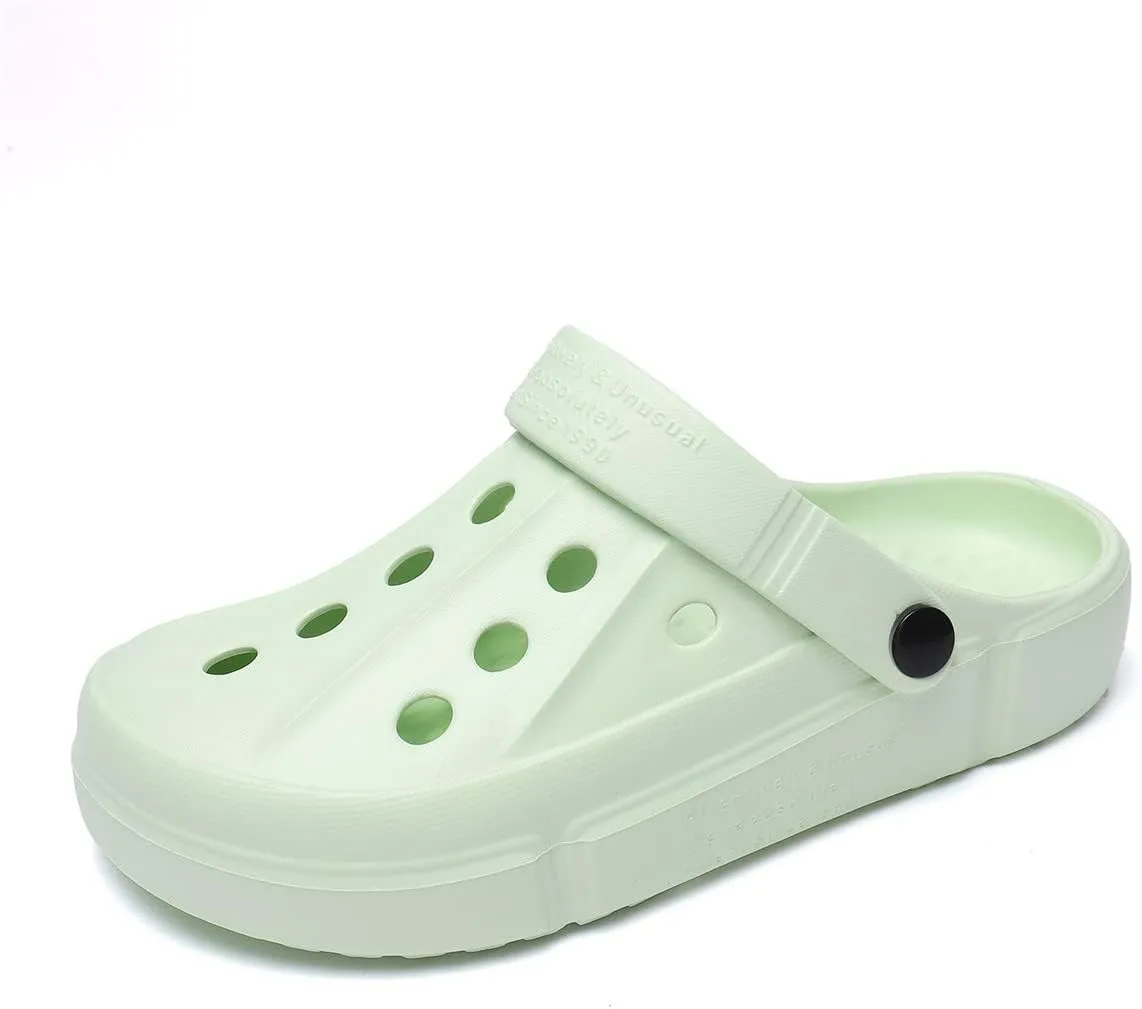 FZUU Mens Women Breathable Garden Clogs Comfortable Slip On Beach Sandals Lightweight Slippers Water Shoes