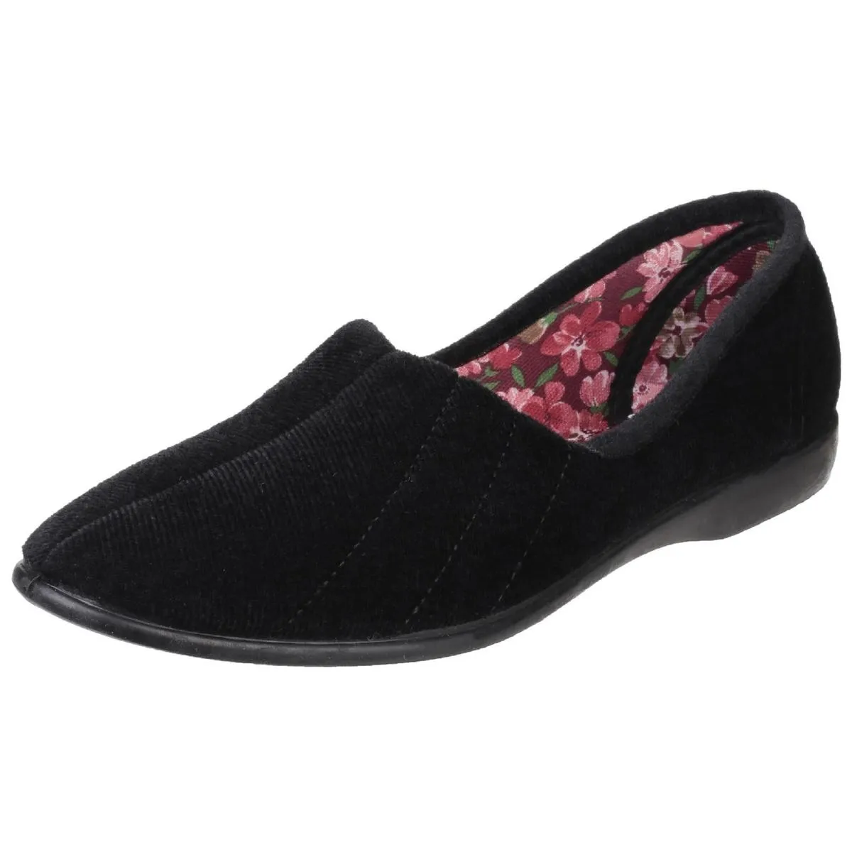 GBS Audrey Ladies Slipper Black