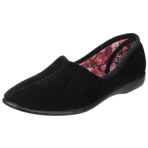 GBS Audrey Ladies Slipper Black
