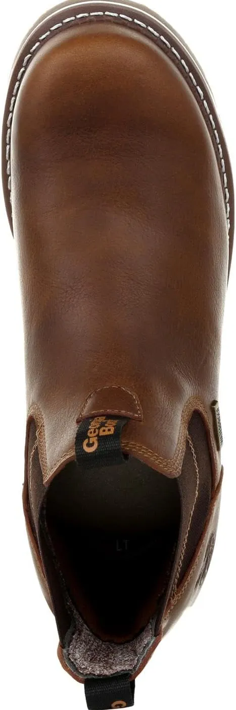Georgia Boot AMP LT Wedge Steel Toe Waterproof Chelsea Work Boot