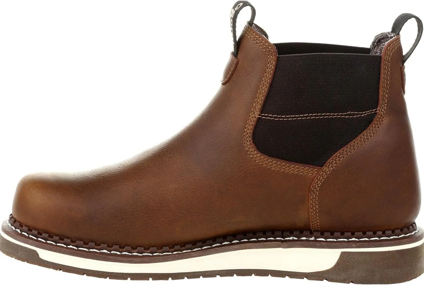 Georgia Boot AMP LT Wedge Steel Toe Waterproof Chelsea Work Boot