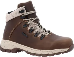 Georgia Boot Eagle Trail Women's Alloy Toe Waterproof Hiker, Brown, Size 9.5(M)