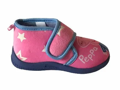 Girls' Peppa Pig Character Toddler & little Kids House Slippers (Glows in the dark)