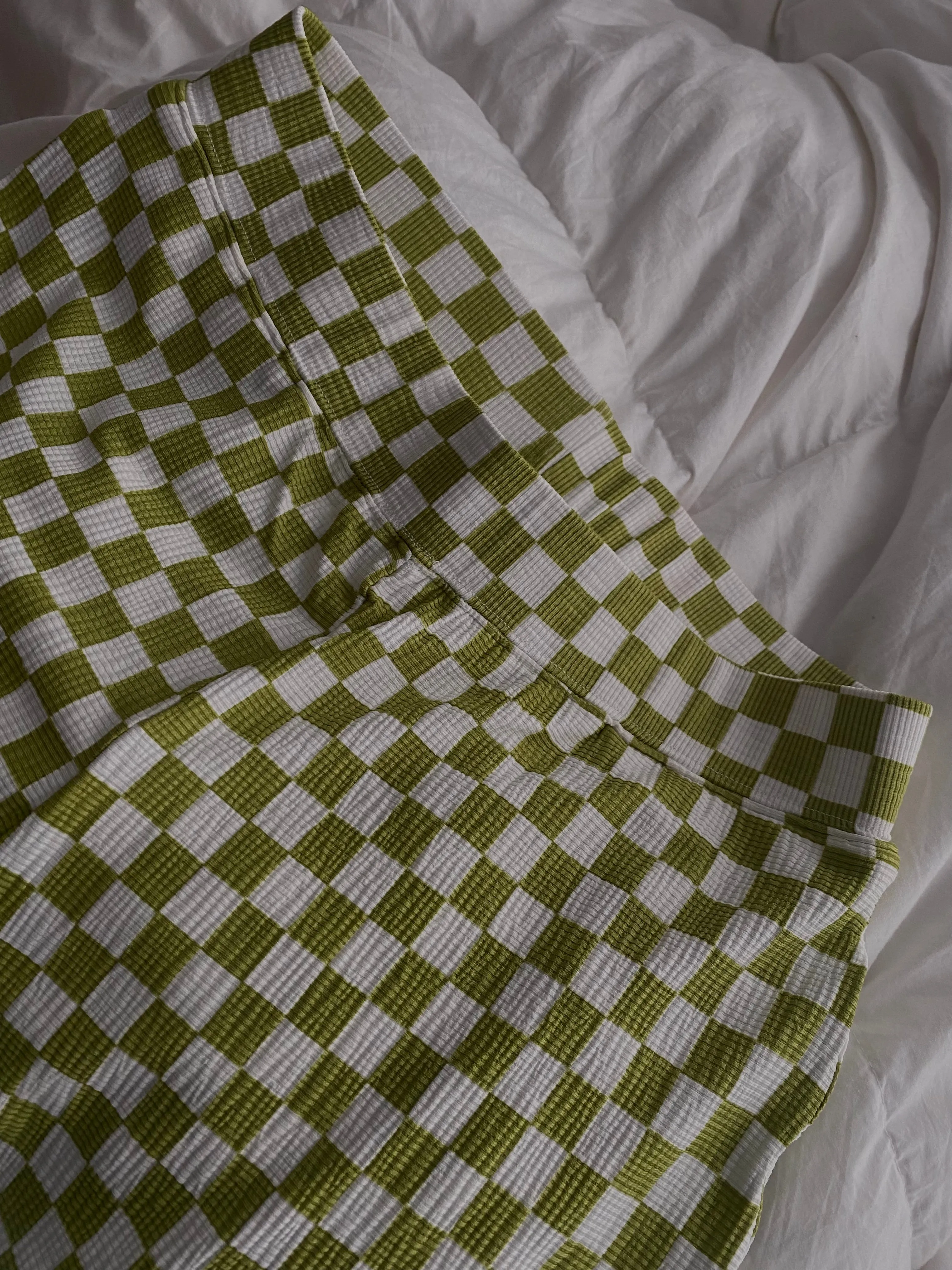 Green Checkered Flare