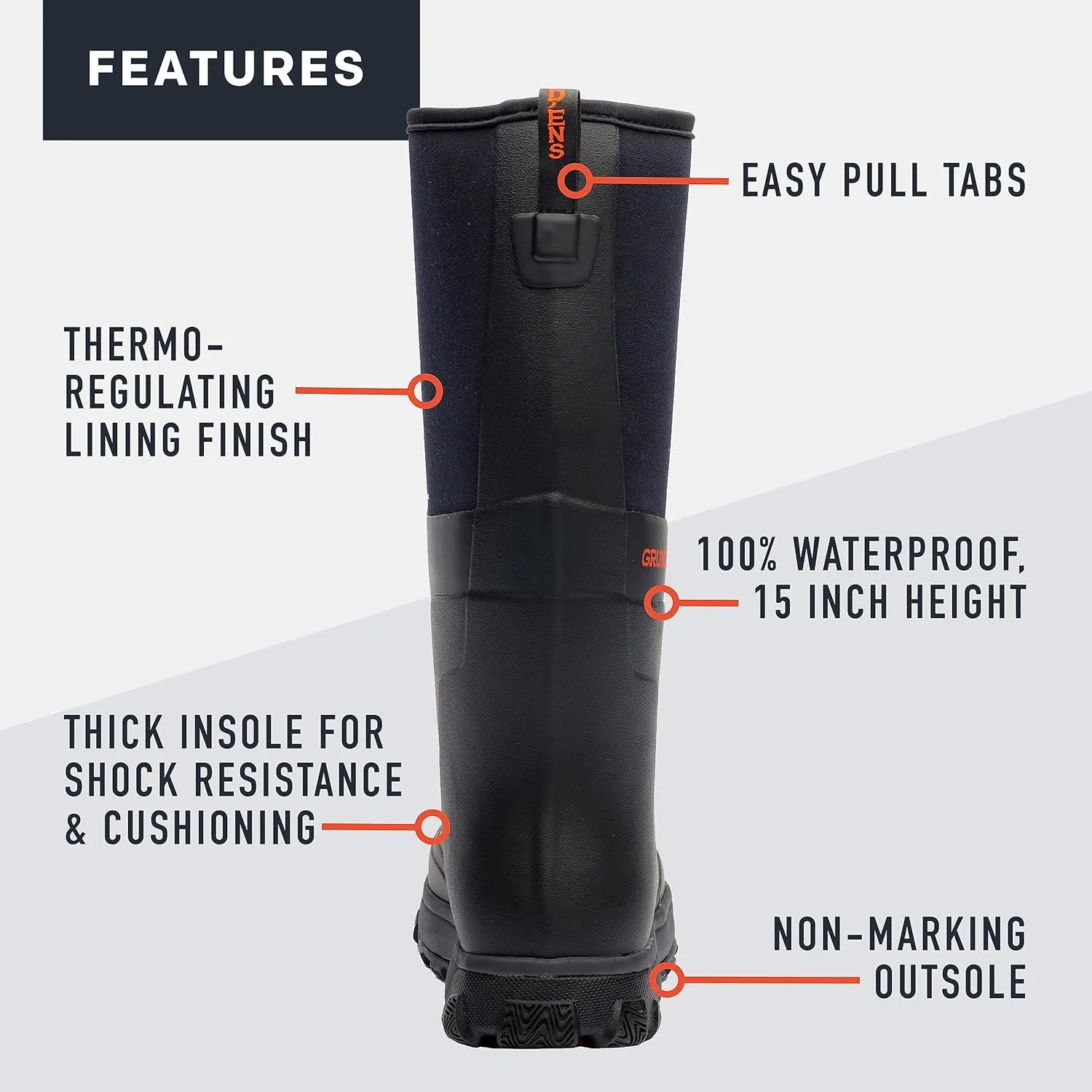 Grundens Men's Deviation Tall Boot