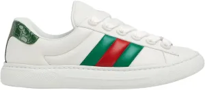 Gucci Ace Sneaker with Web, White