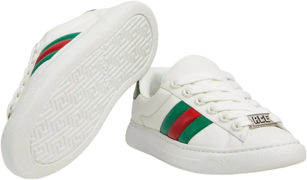 Gucci Ace Sneaker with Web, White